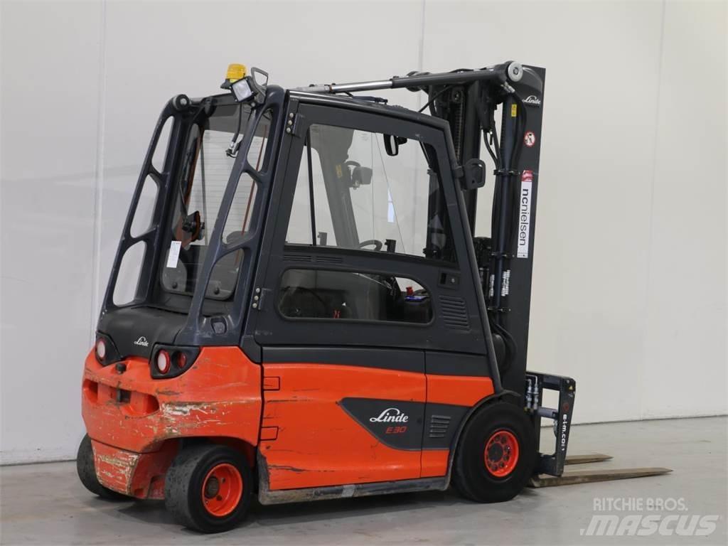 Linde E30L/387 Elmotviktstruckar