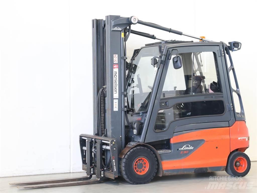 Linde E30L/387 Elmotviktstruckar