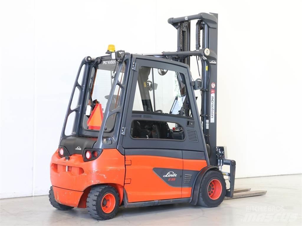 Linde E35L/387 Elmotviktstruckar