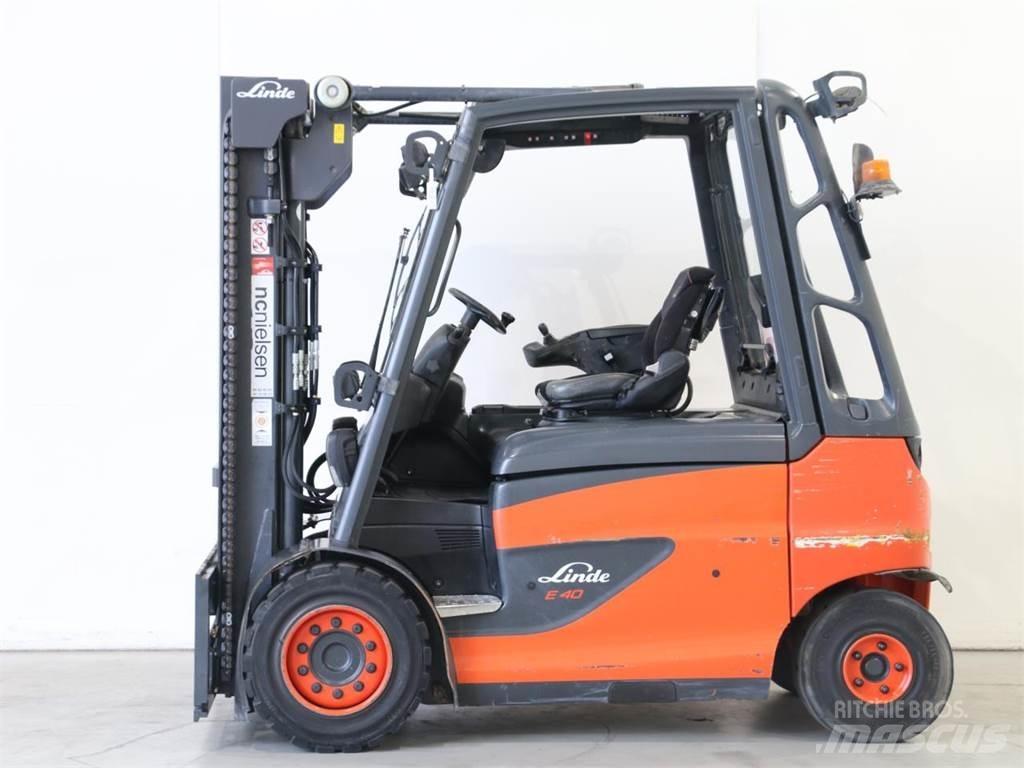Linde E40/600H/388 Elmotviktstruckar