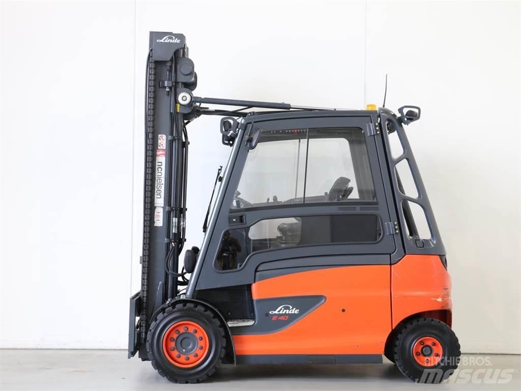 Linde E40/600HL/388 Elmotviktstruckar