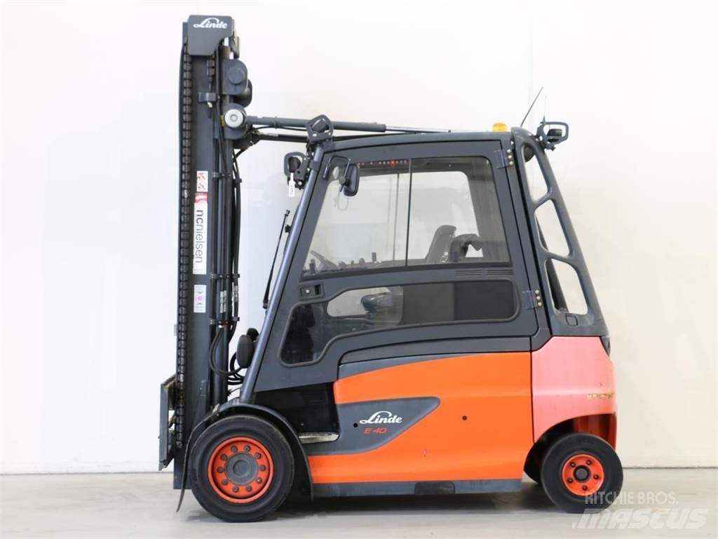 Linde E40/600HL/388 Elmotviktstruckar