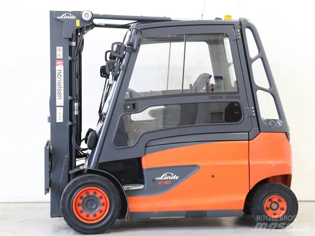 Linde E40/600HL/388 Elmotviktstruckar