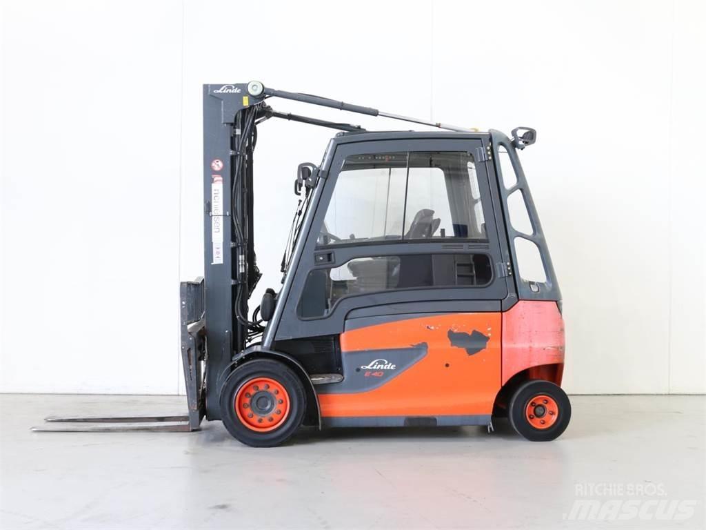 Linde E40/600HL/388 Elmotviktstruckar