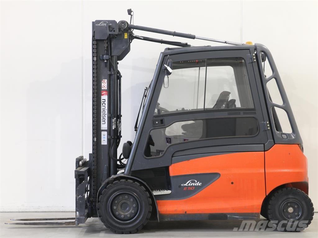 Linde E50/600HL/388 Elmotviktstruckar