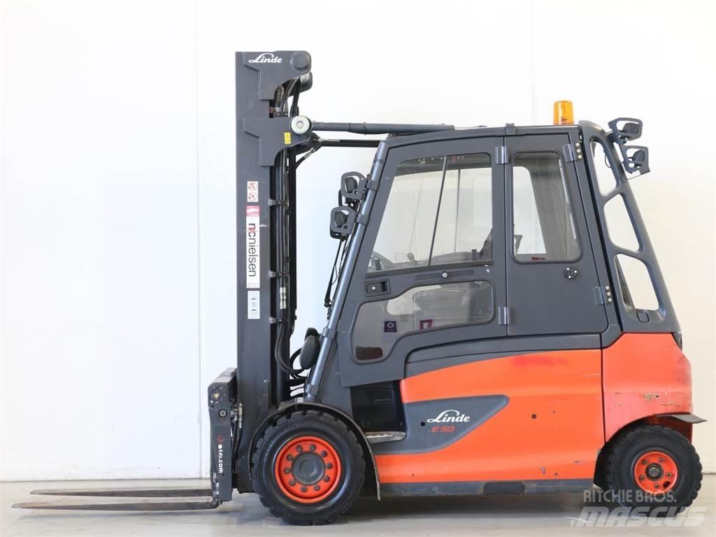 Linde E50/600HL/388 Elmotviktstruckar