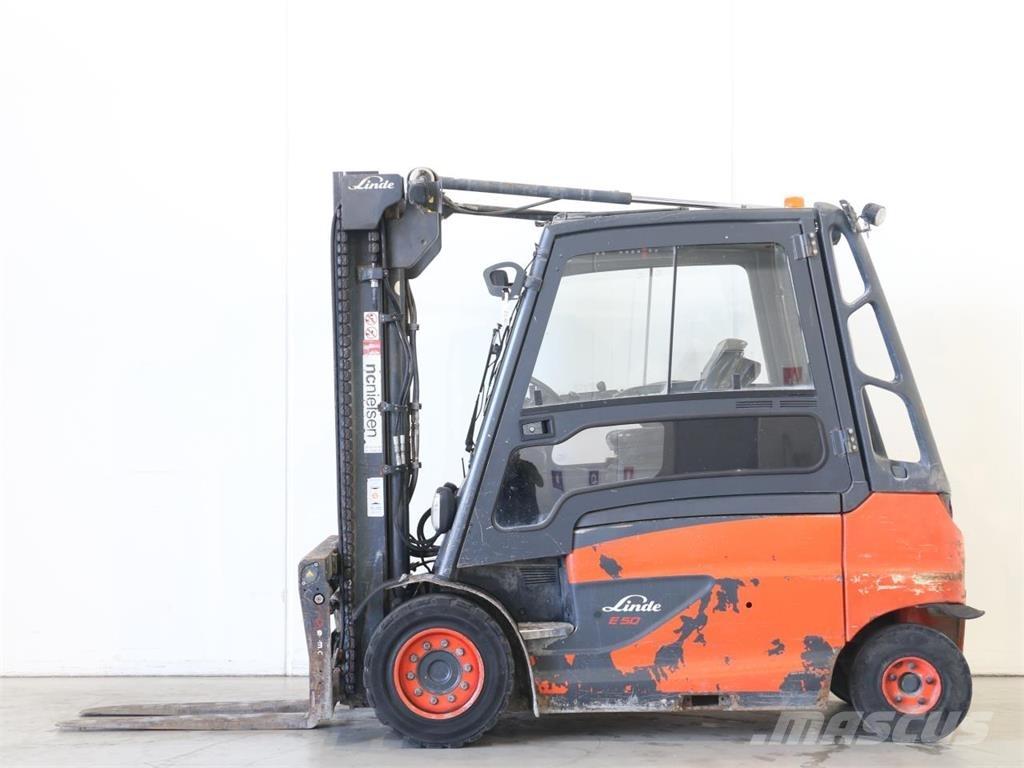 Linde E50/600HL/388 Elmotviktstruckar