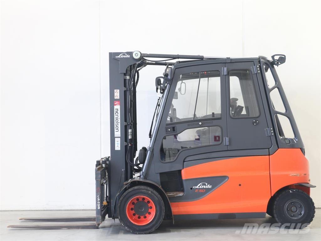 Linde E50/600HL/388 Elmotviktstruckar
