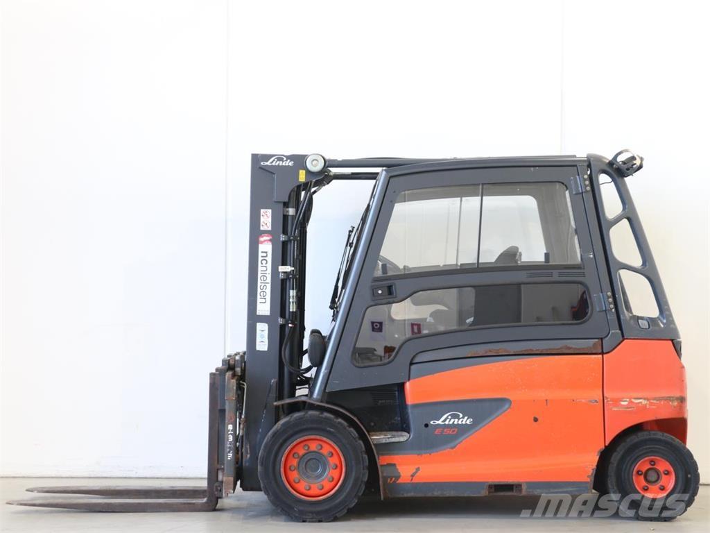 Linde E50L/388 Elmotviktstruckar