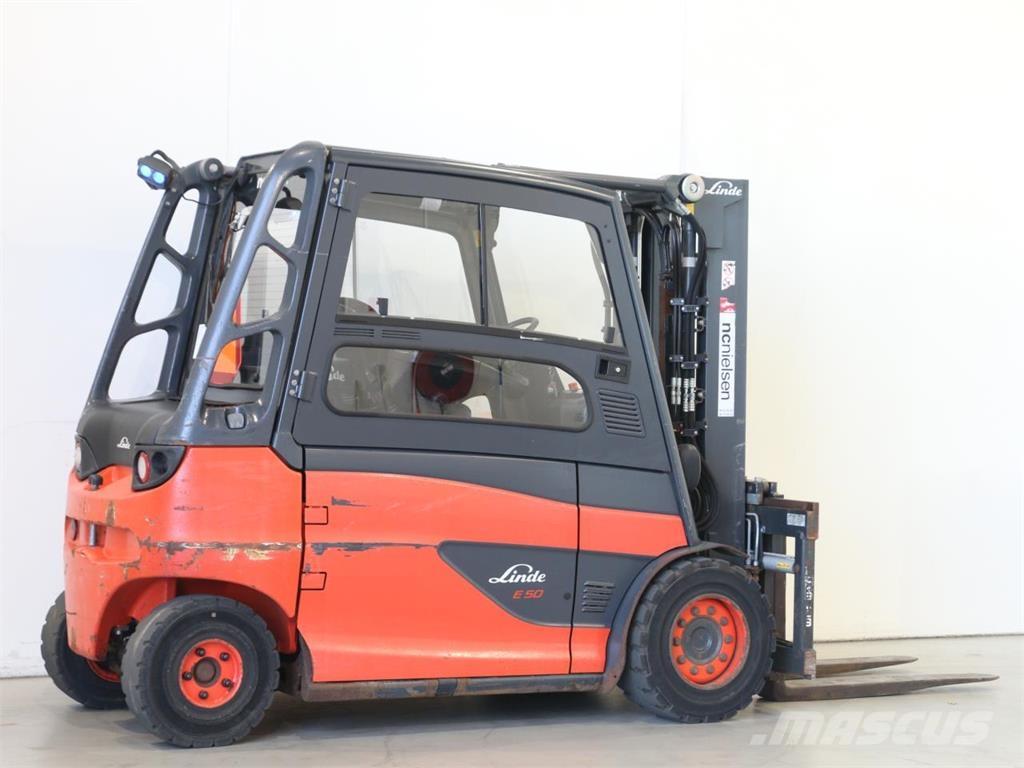 Linde E50L/388 Elmotviktstruckar