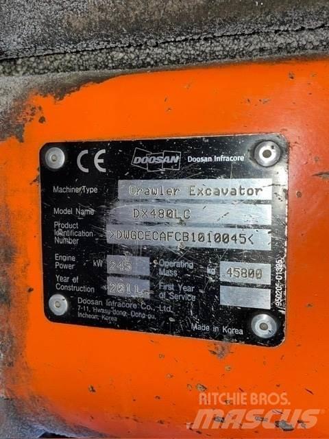 Doosan DX480LC Bandgrävare