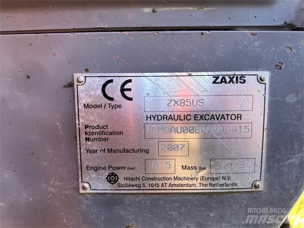 Hitachi ZX85 US Midigrävmaskiner 7t - 12t