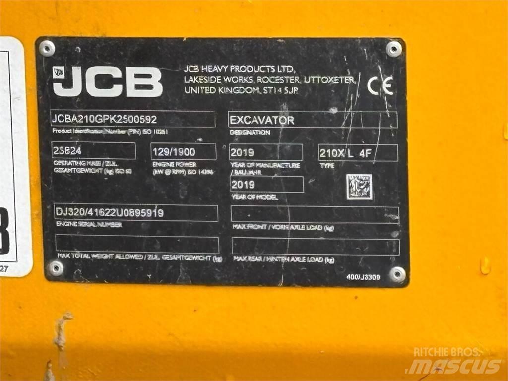 JCB 210 X L 4F Bandgrävare