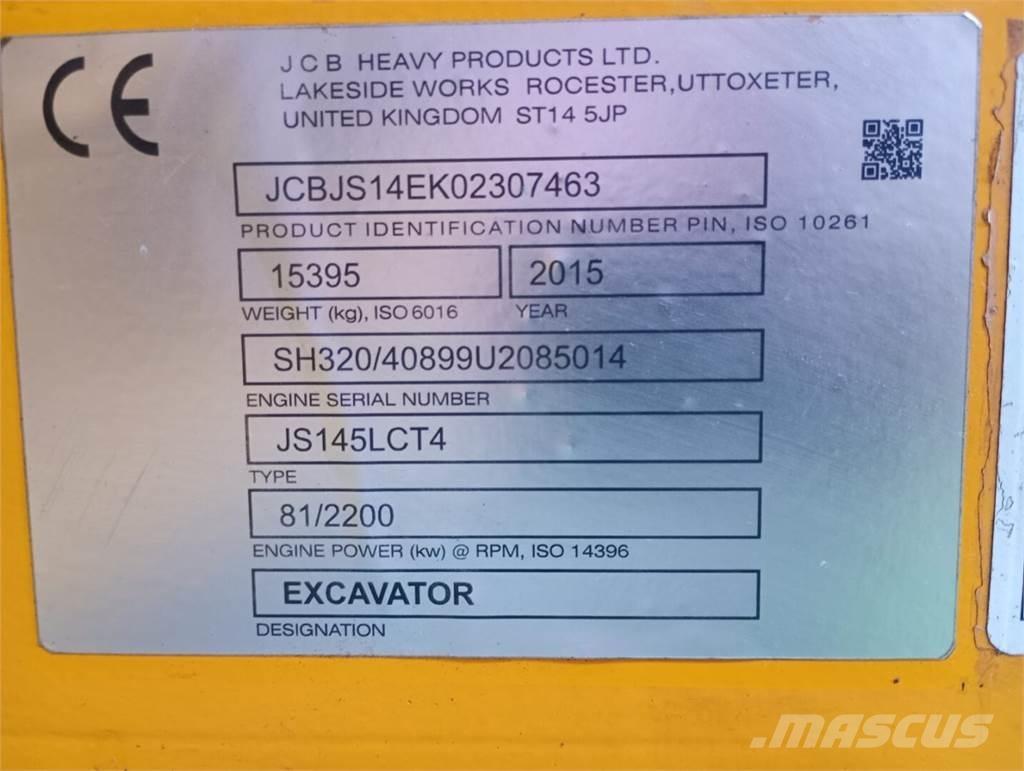JCB JS 145 Bandgrävare