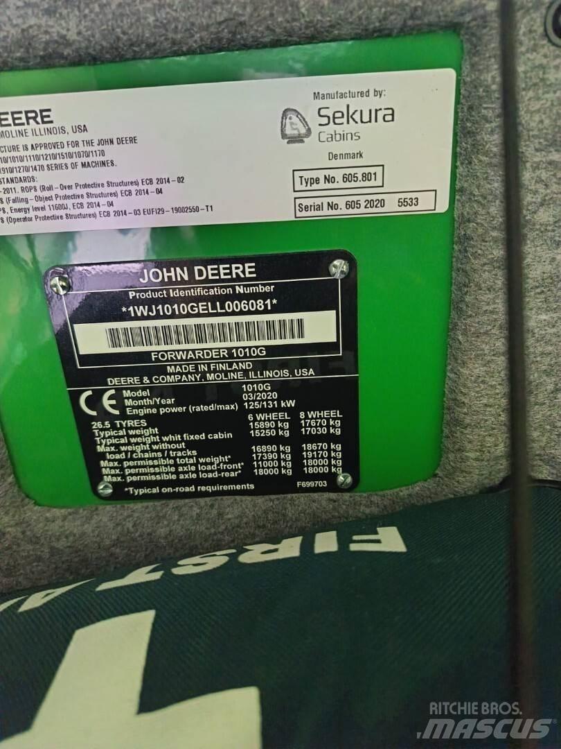 John Deere 1010G Skotare