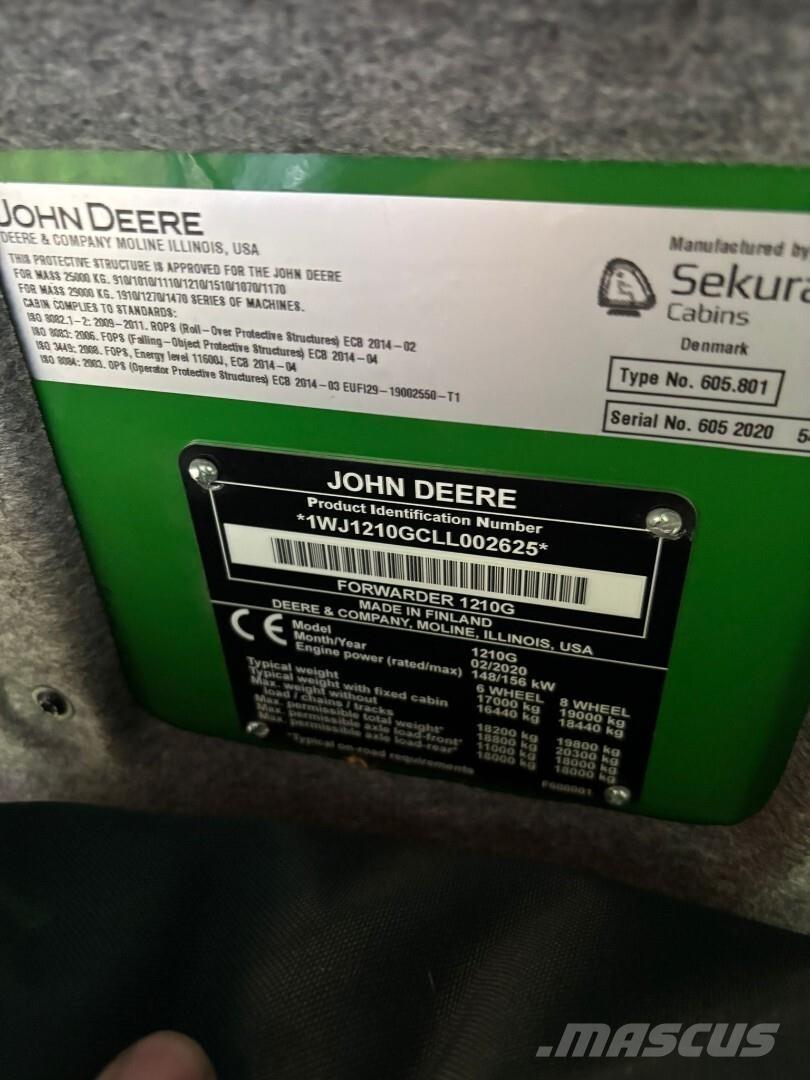 John Deere 1210G Skotare