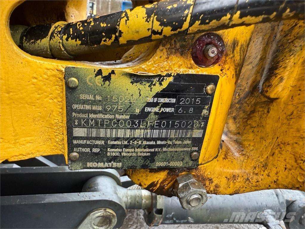 Komatsu PC09 Minigrävare < 7t