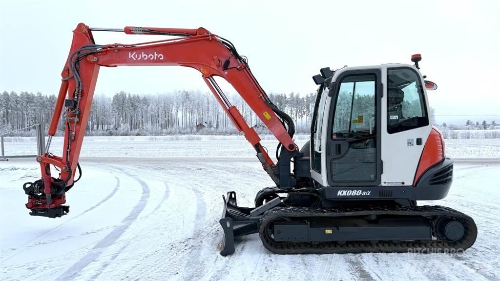 Kubota KX080-3 Midigrävmaskiner 7t - 12t