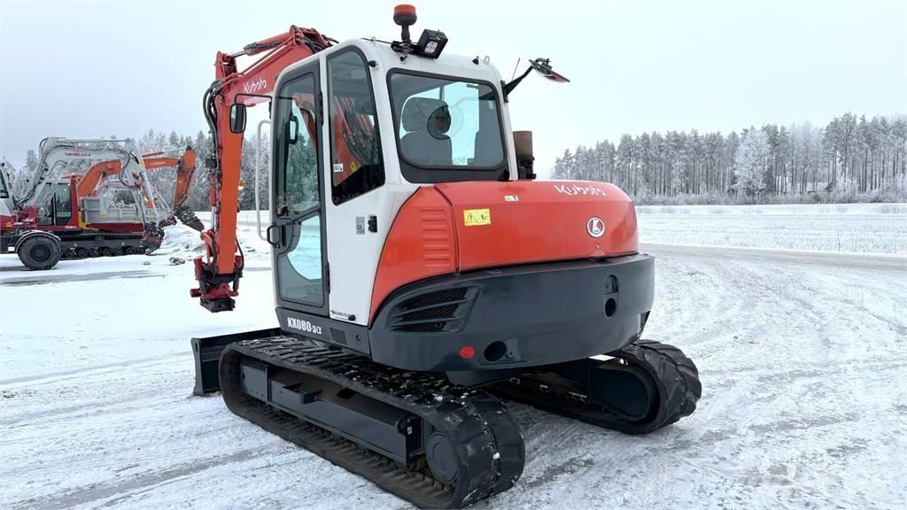 Kubota KX080-3 Midigrävmaskiner 7t - 12t