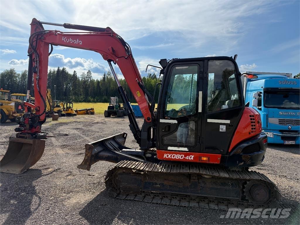 Kubota KX080-4 Midigrävmaskiner 7t - 12t