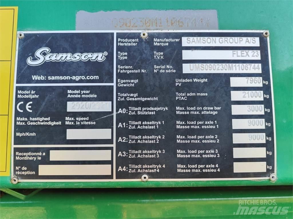 Samson Flex 23 Fast- och kletgödselspridare