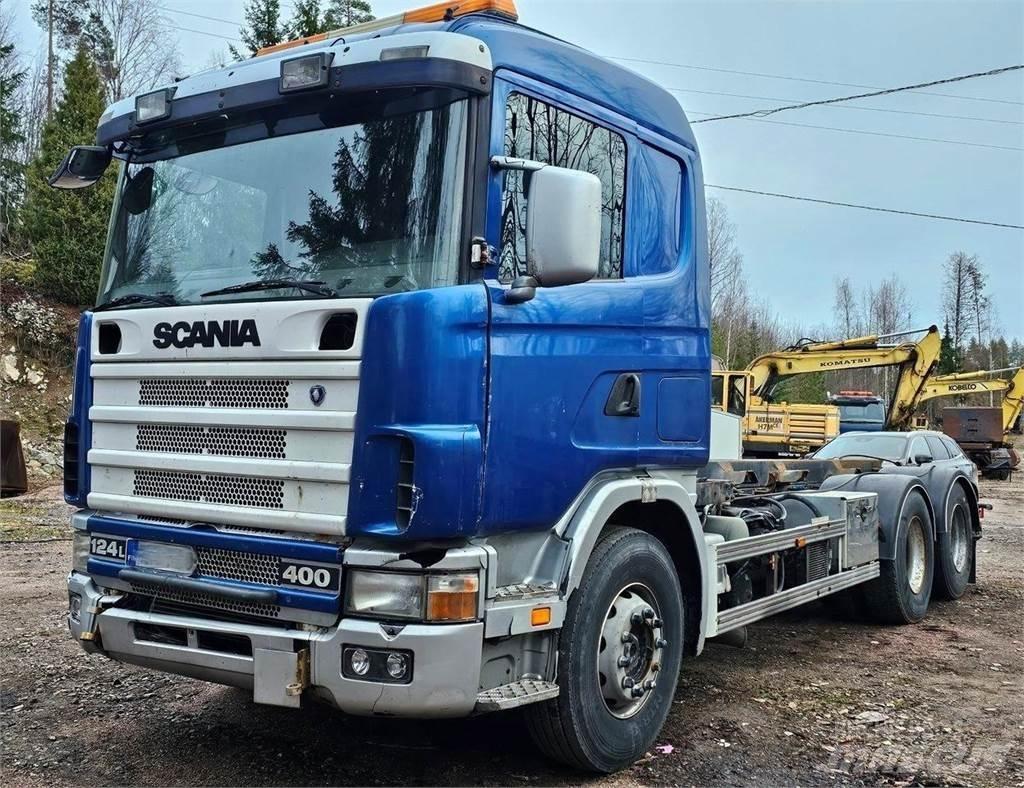 Scania 124 L 6x2 Lastväxlare/Krokbilar
