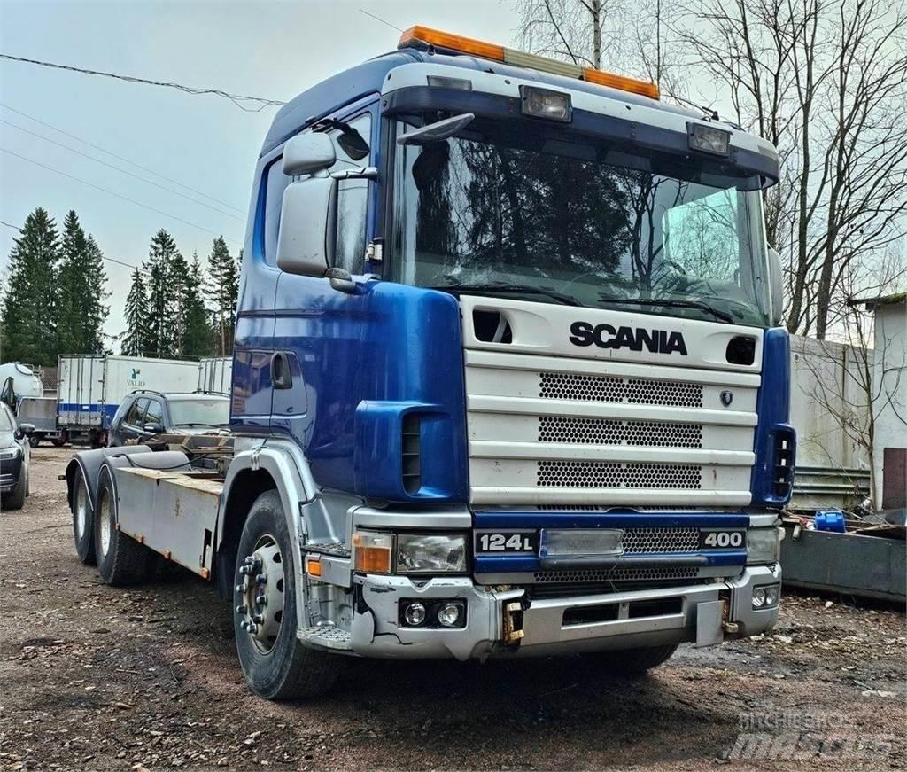Scania 124 L 6x2 Lastväxlare/Krokbilar