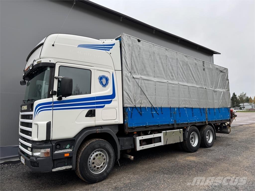 Scania 144G 6x2 Kranbilar