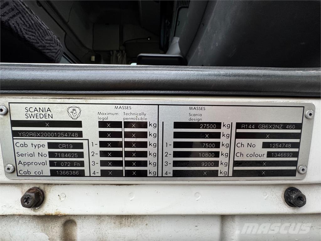 Scania 144G 6x2 Kranbilar