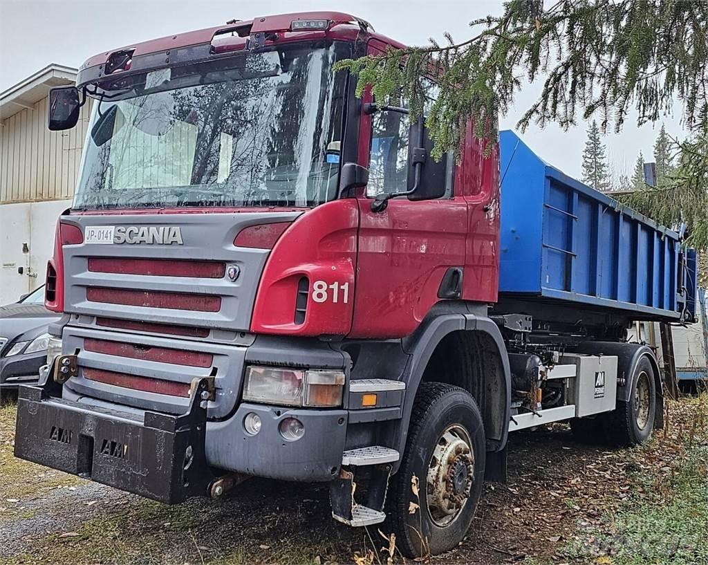 Scania P340 4x4 Lastväxlare/Krokbilar