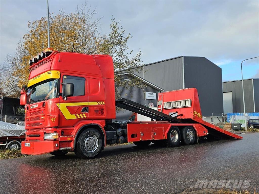 Scania R124 6X2 Biltransportbilar