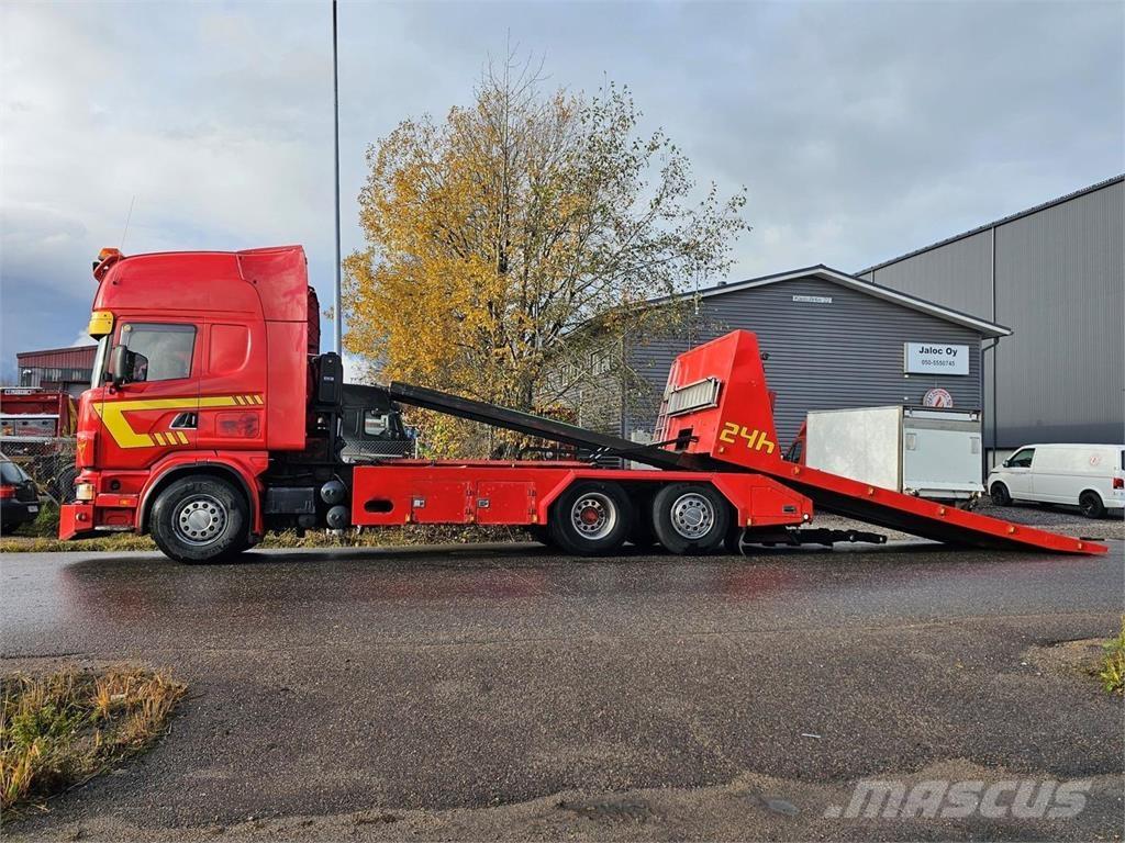 Scania R124 6X2 Biltransportbilar