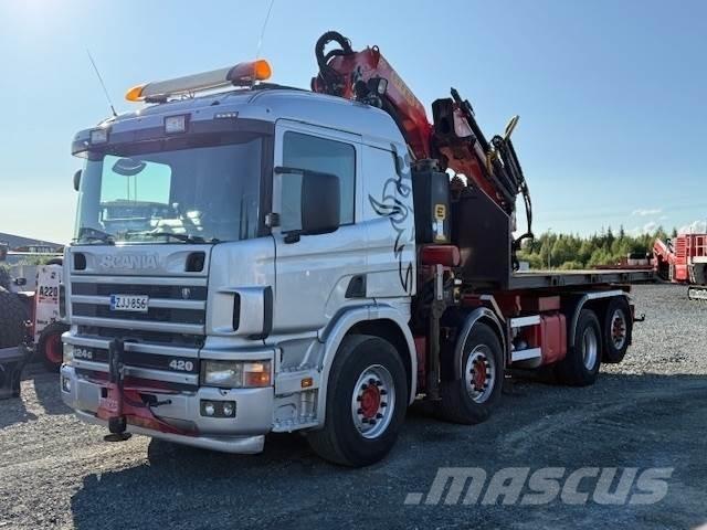Scania R124G Kranbilar