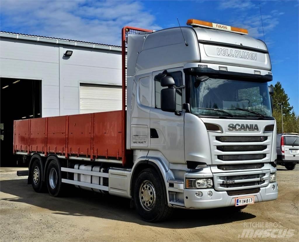 Scania R520 6x2 Flakbilar