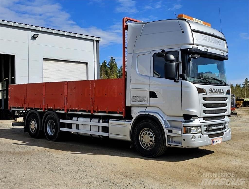Scania R520 6x2 Flakbilar