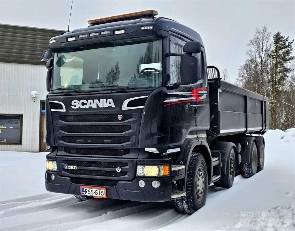 Scania R580 8x4 Tippbilar