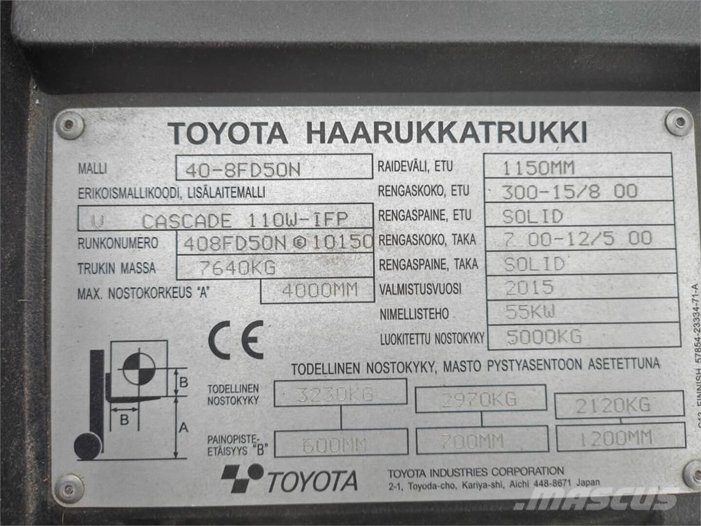 Toyota 40-8FD50N Dieselmotviktstruckar