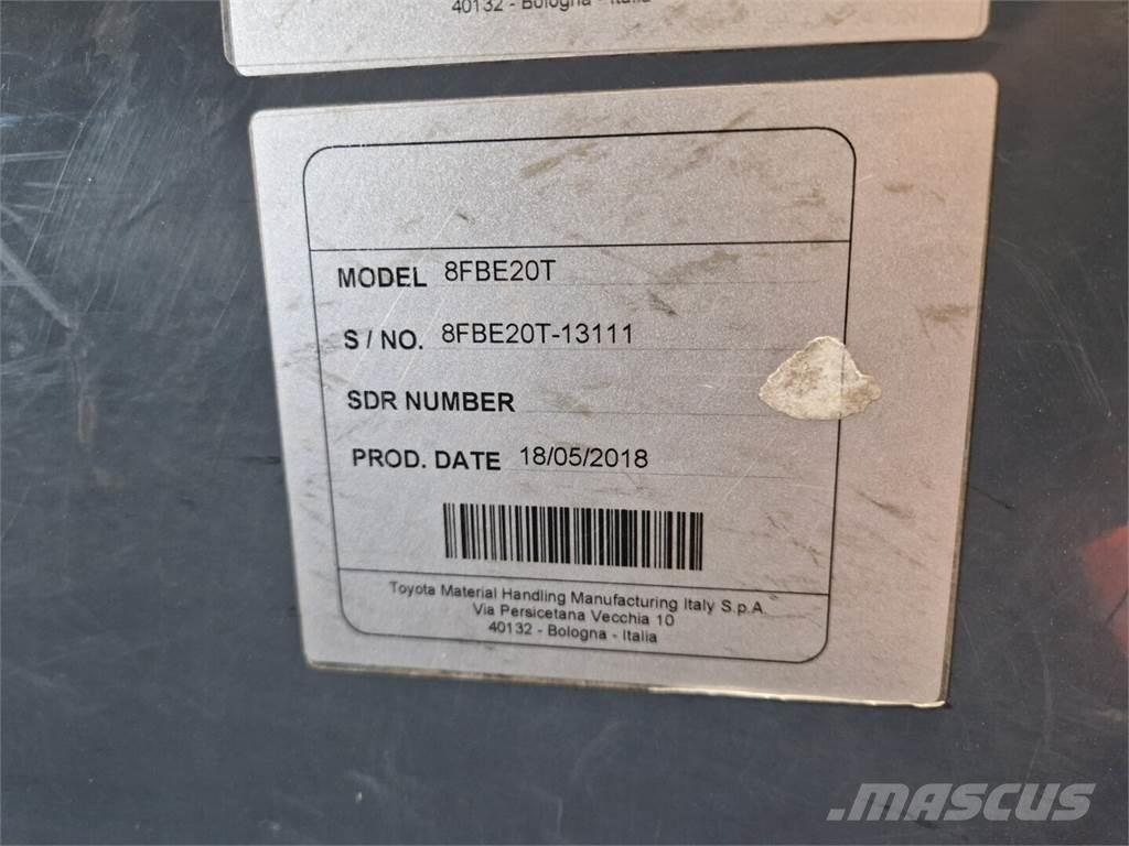 Toyota 8FBE20T Elmotviktstruckar