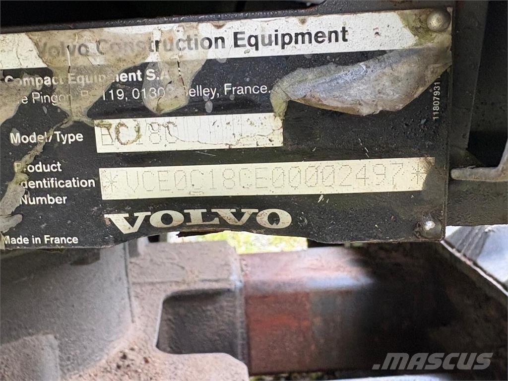 Volvo EC 18 C Minigrävare < 7t