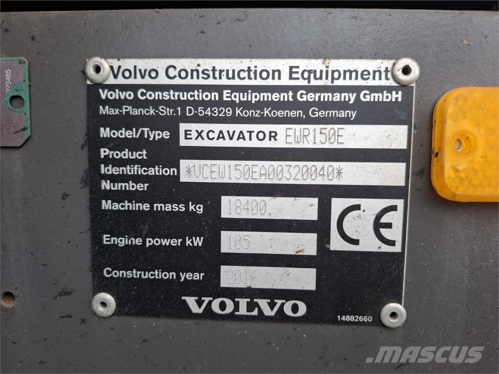 Volvo EWR 150 E Hjulgrävare