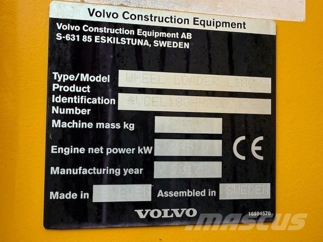 Volvo L180H Hjullastare