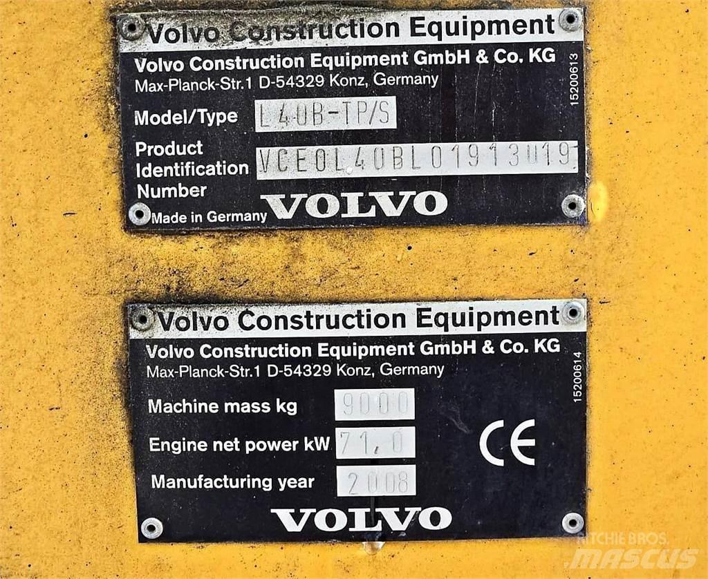 Volvo L40B Hjullastare