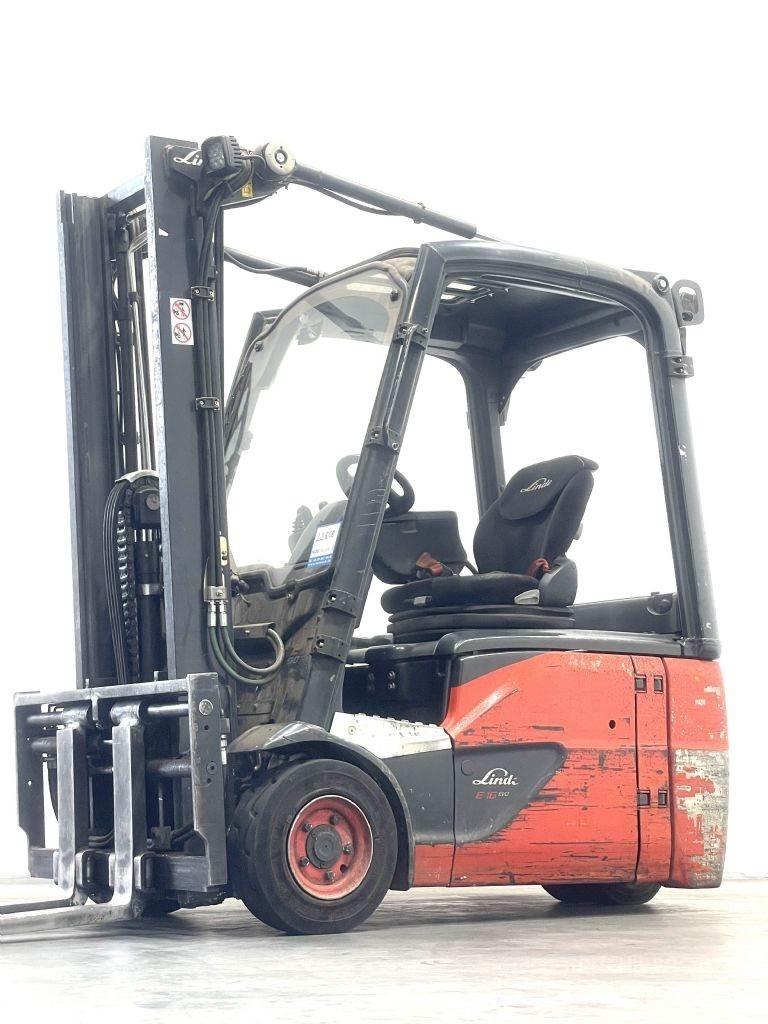 Linde E16-02 Elmotviktstruckar