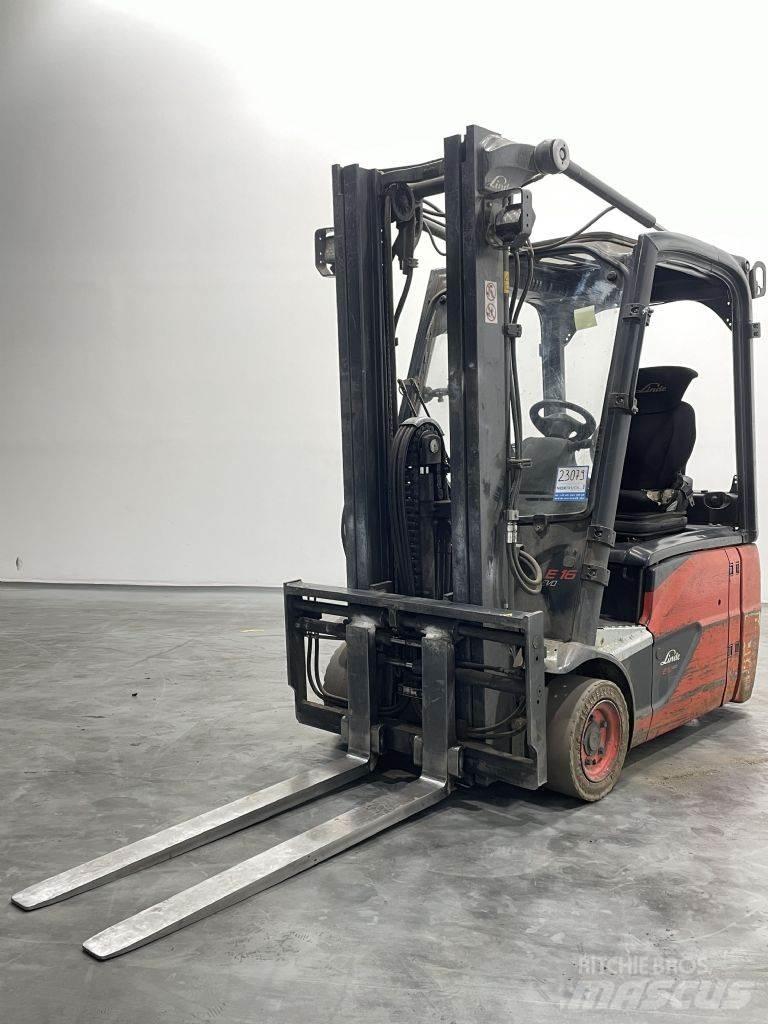 Linde E16-02-386 Elmotviktstruckar