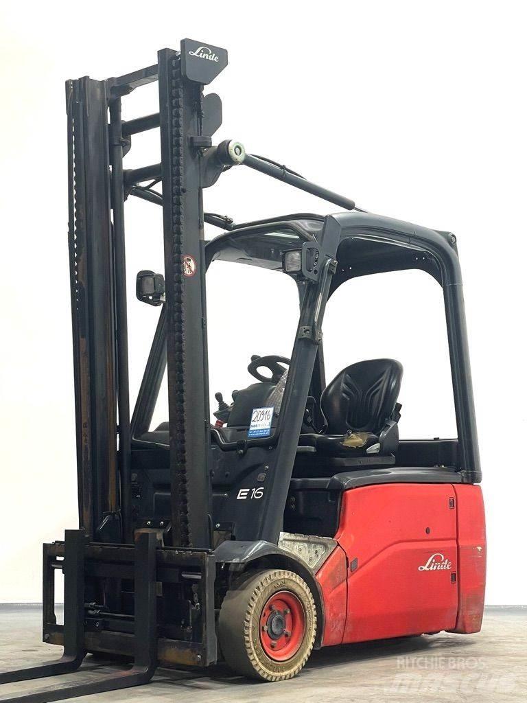 Linde E16-386 Elmotviktstruckar