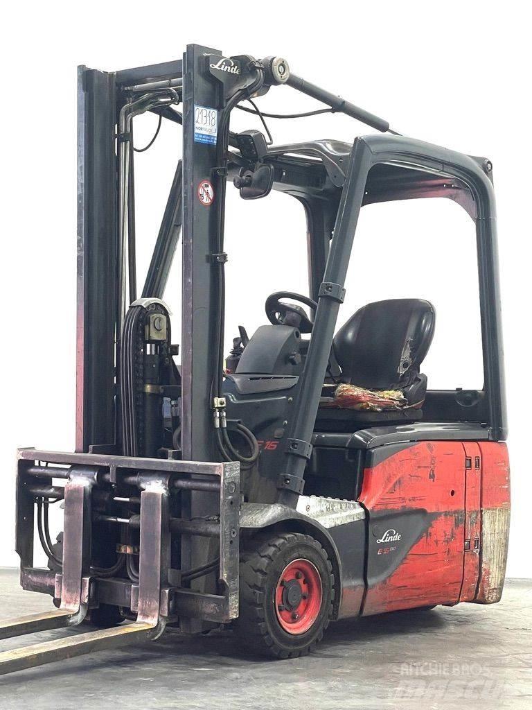 Linde E16-386-EVO Elmotviktstruckar