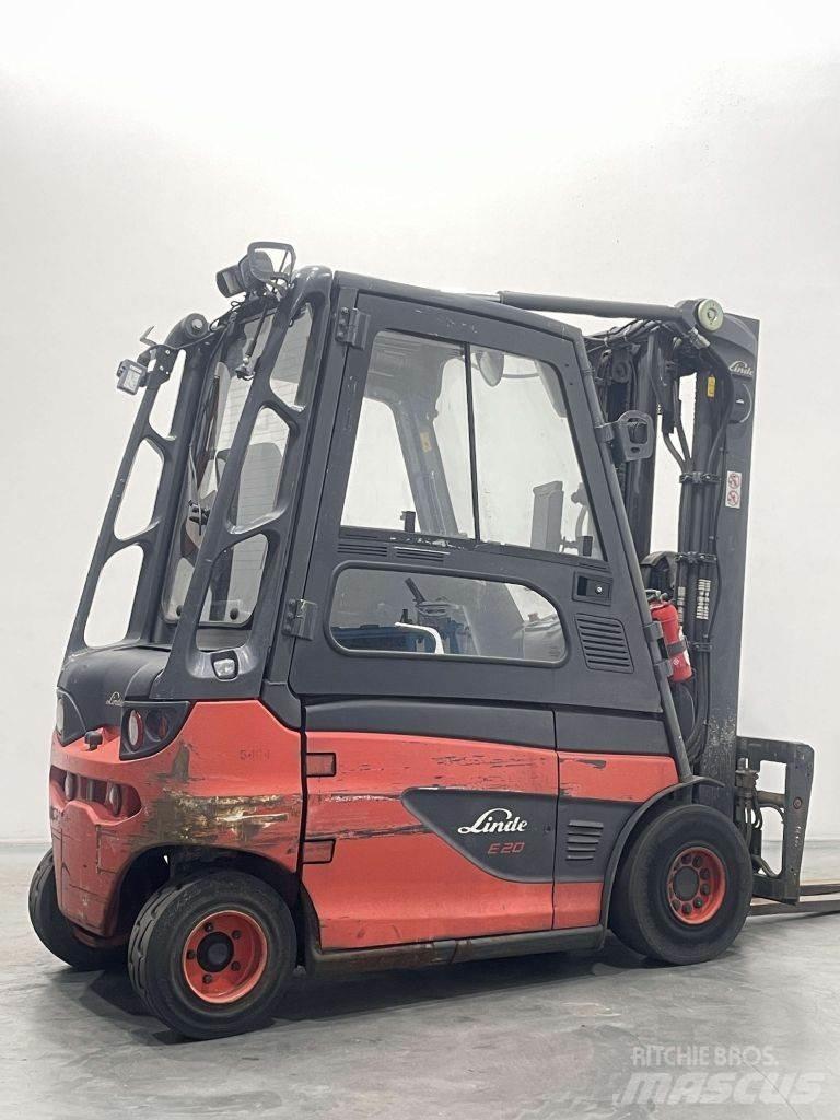 Linde E20-01-387 Elmotviktstruckar