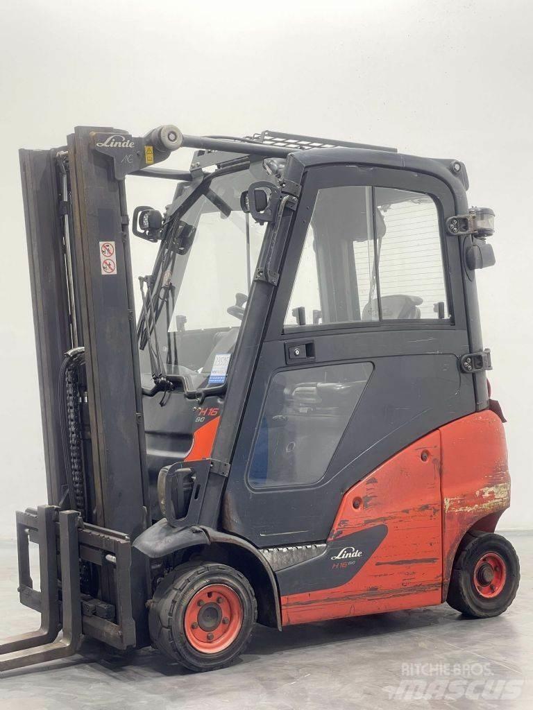 Linde H16T-01-391 Gasolmotviktstruckar