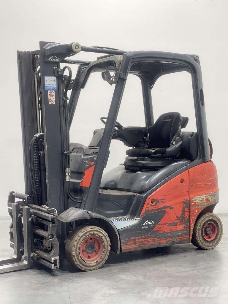 Linde H16T-01-391 Gasolmotviktstruckar