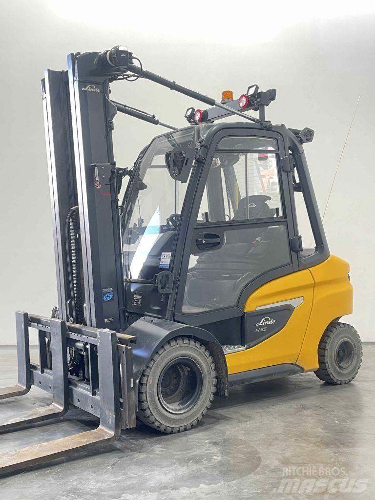 Linde H35D-01-1202 Dieselmotviktstruckar